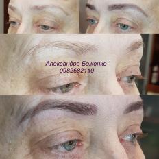 Моделирование, коррекция и окрашивание бровей